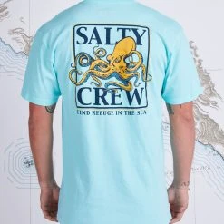 Salty Crew Ink Slinger Sea Foam S/S Standard Tee Mens