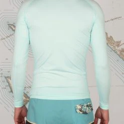 Salty Crew Shelter Sea Foam L/S Rashguard