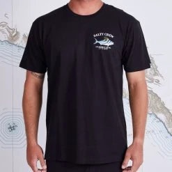 Salty Crew Rooster Black Premium S/S Tee