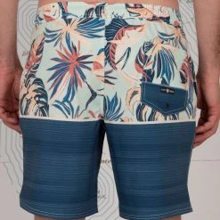 Salty Crew Tandem Aqua Elastic Boardshort Mens