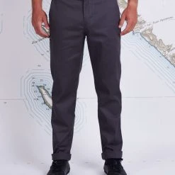 Salty Crew Deckhand Charcoal Chino Pant Mens