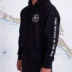 Salty Crew Flopper Black Hood Fleece