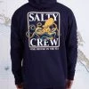 Salty Crew Ink Slinger Navy Hood Fleece