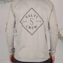 Salty Crew Tippet Grey Pinnacle + L/S Sunshirt
