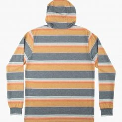 Salty Crew Horizons Dark Slate Hood Tech Tee