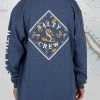 Salty Crew Tippet Tide Navy Heather Boys L/S Tee