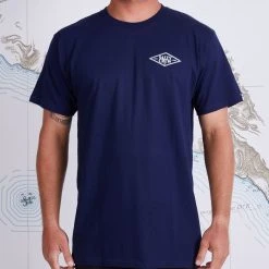 Salty Crew Diamond Navy S/S Standard Tee Mens