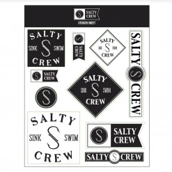 Salty Crew Core Sticker Sheet