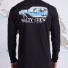 Salty Crew Message Black Premium L/S Tee