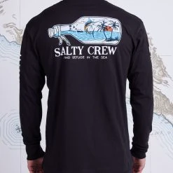 Salty Crew Message Black Premium L/S Tee