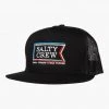Salty Crew Mens Layers Black Trucker