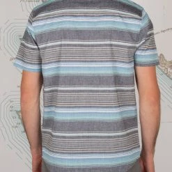 Salty Crew Mainland Black S/S Woven Mens