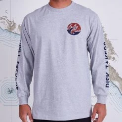 Salty Crew Club Salty Athletic Heather L/S Standard Tee Mens
