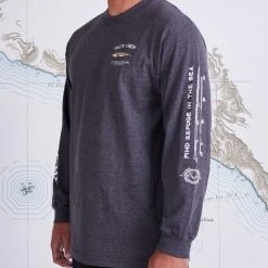 Salty Crew Bruce Charcoal Heather L/S Standard Tee