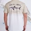 Salty Crew Fish Mount Taupe Dip Dye S/S Premium Tee