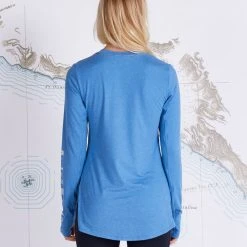 Salty Crew Womens Thrill Seekers Deep Water Crew Sunshirt