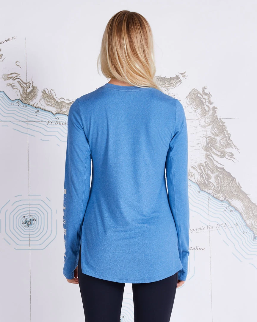 Salty Crew Womens Thrill Seekers Deep Water Crew Sunshirt