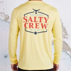 Salty Crew Skipjack Yellow L/S Sunshirt