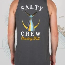 Salty Crew Tailed Charcoal Tank Mens