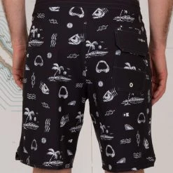Salty Crew Mens Stringer Black Utility Boardshort