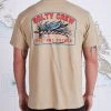 Salty Crew Mens Fly Drop Khaki Heather S/S Standard Tee