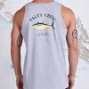 Salty Crew Mens Ahi Mount Athletic Heather Tank