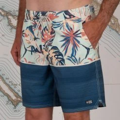 Salty Crew Tandem Aqua Elastic Boardshort Mens