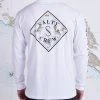 Salty Crew Tippet Tackle White Premium L/S Tee Mens