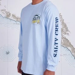 Salty Crew Filet Light Blue L/S Standard Tee
