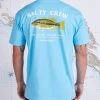 Salty Crew Mens Bigmouth Pacific Blue S/S Premium Tee