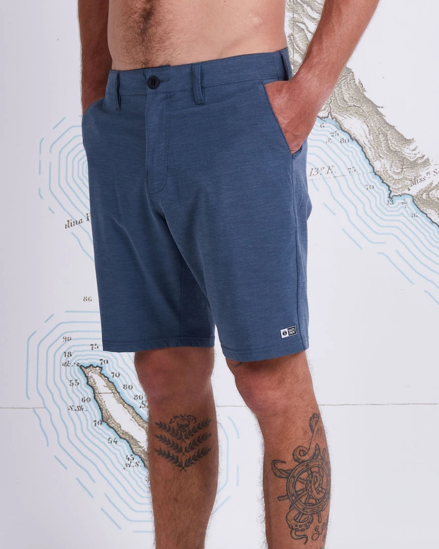 Salty Crew Drifter 21" Dark Slate Hybrid Walkshort Mens