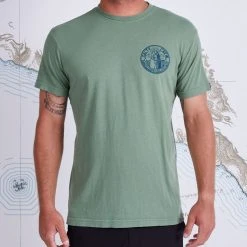 Salty Crew Mens In Fishing We Trust Sage S/S Premium Tee