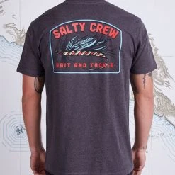 Salty Crew Mens Fly Drop Charcoal Heather S/S Standard Tee