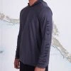 Salty Crew Mens Tippet Iron Grey Hood Sunshirt
