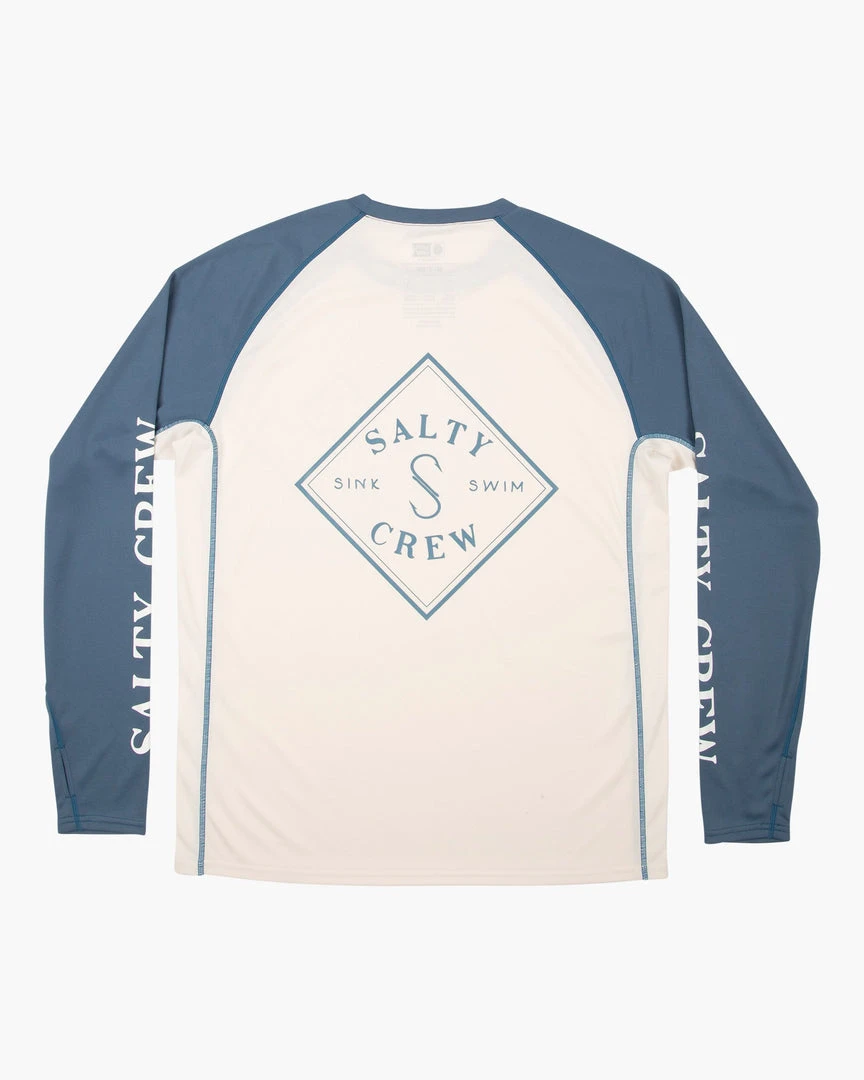 Salty Crew Mens Tippet Harbor Blue Pinnacle + L/S Sunshirt