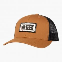 Salty Crew Topstitch Camel/Black Retro Trucker