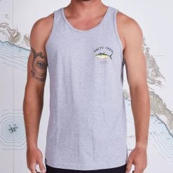 Salty Crew Mens Ahi Mount Athletic Heather Tank