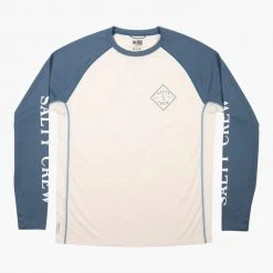Salty Crew Mens Tippet Harbor Blue Pinnacle + L/S Sunshirt