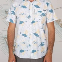 Salty Crew Pinnacle White S/S UV Woven