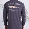 Salty Crew Bruce Charcoal Heather L/S Standard Tee