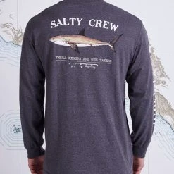 Salty Crew Bruce Charcoal Heather L/S Standard Tee