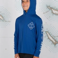 Salty Crew Youth Tippet Boys Royal Hood Sunshirt