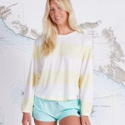 Salty Crew Womens Top Water Banana Mid Weight L/S