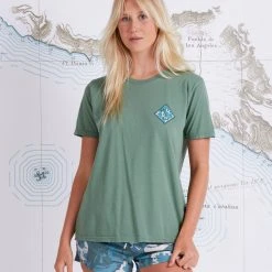 Salty Crew Womens Tippet Fill Fern Boyfriend Tee