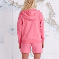 Salty Crew Alpha Deep Pink Zip Hoody