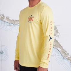 Salty Crew Skipjack Yellow L/S Sunshirt