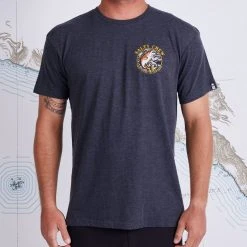 Salty Crew Mens Rainbow Charcoal Heather Premium S/S Tee