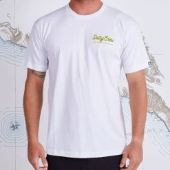 Salty Crew Mens Largemouth White Premium S/S Tee