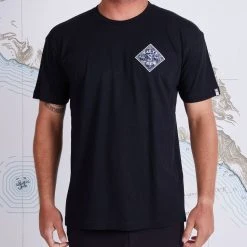 Salty Crew Tippet Tackle Black Premium S/S Tee Mens