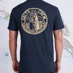 Salty Crew In Fishing We Trust Black S/S Premium Tee Mens